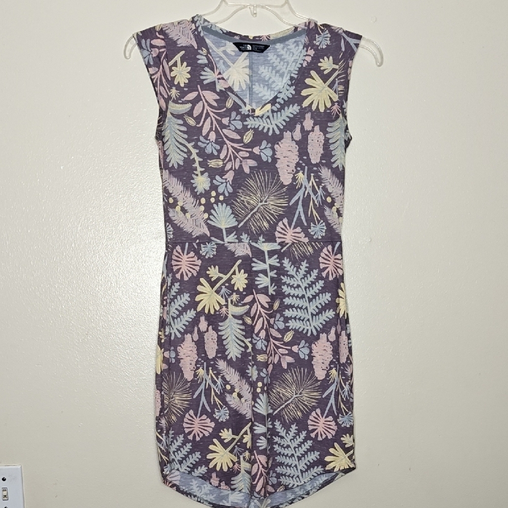 The North Face EZ Tee Dress Floral Dress Size XS